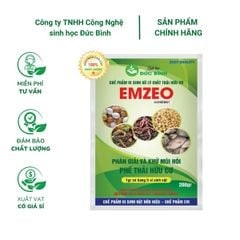 Chế phẩm vi sinh EMZEO (200g) – Ủ phân hữu cơ, xử lý nước thải, diệt mầm bệnh cho cây trồng